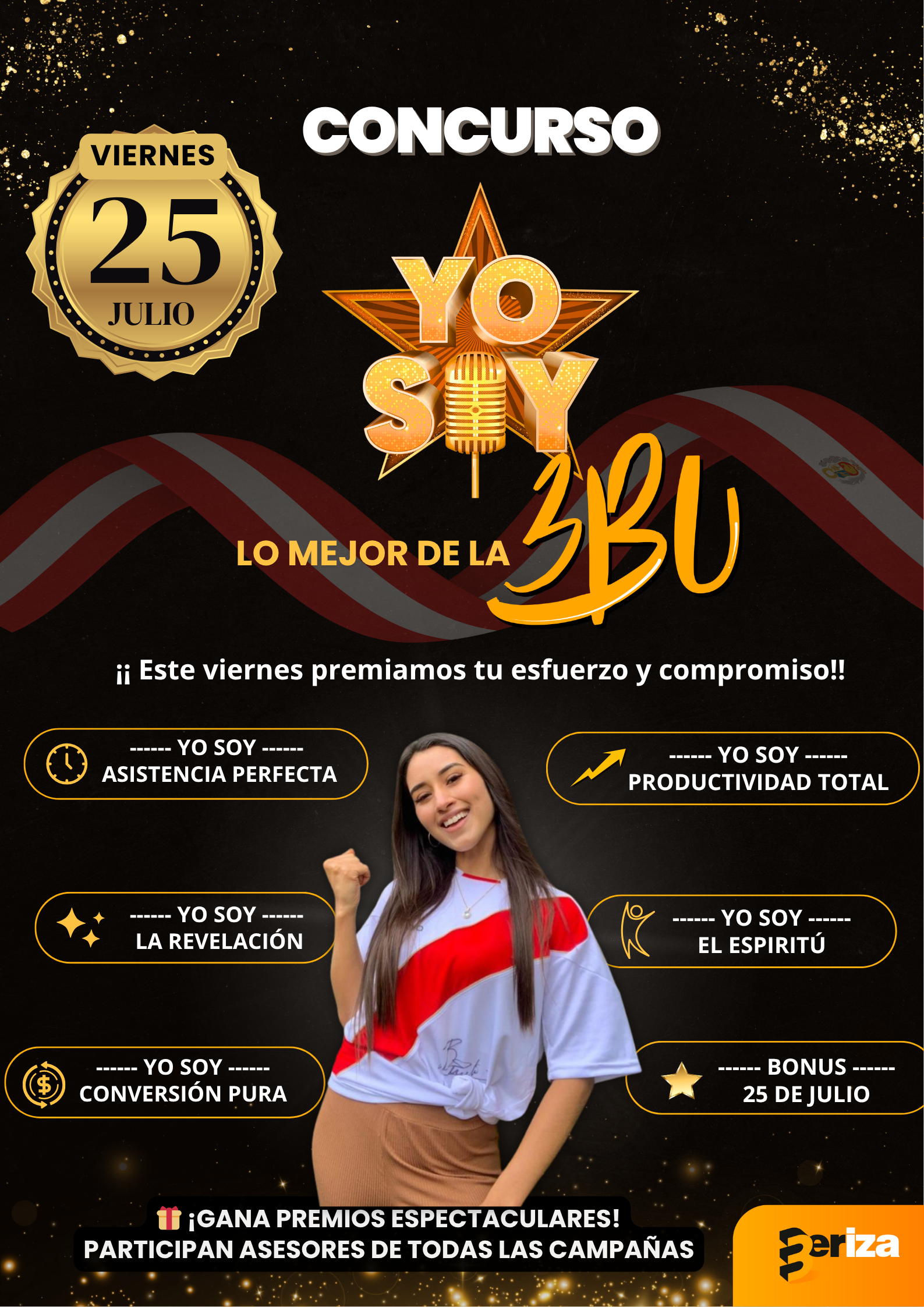 ✨ CONCURSO “YO SOY, LO MEJOR DE 3ERIZA  🏆🧡